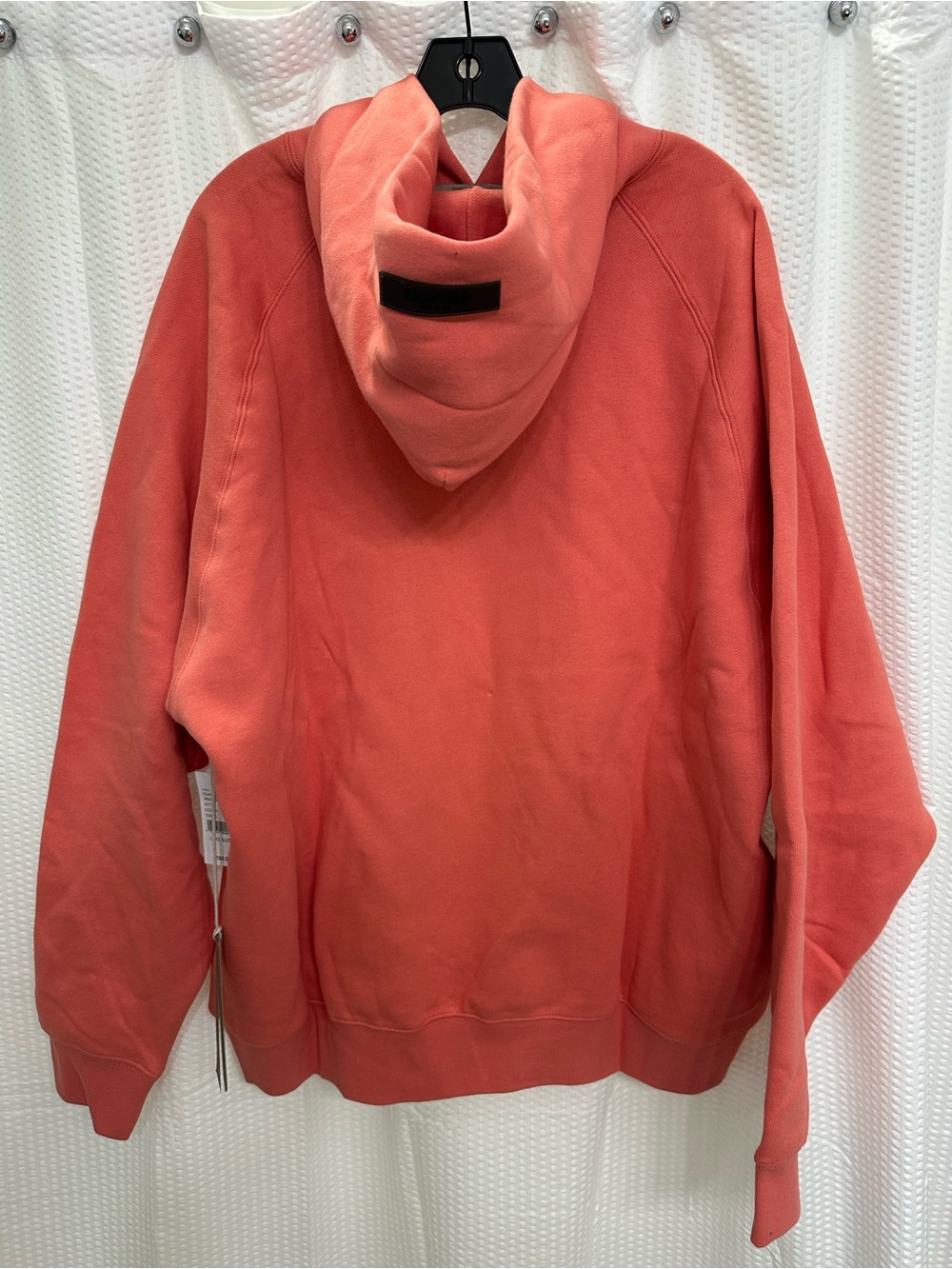 Essentials Coral Fear of God Crewneck Hoodie - Picture 3 of 6